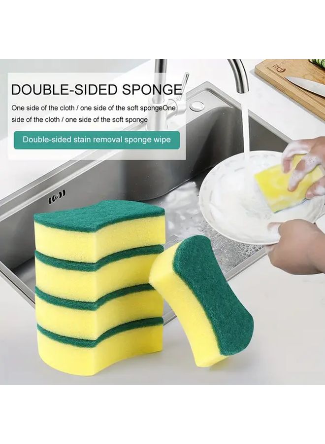 Premium Scratch Resistant Kitchen Sponges 10pcs Multi Purpose Dishwashing Pads - Image 5